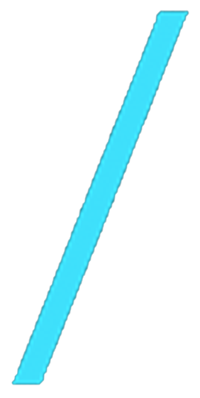 Blue Line Decorative Element